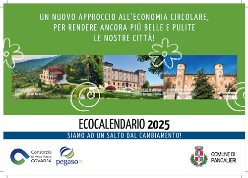 Calendario servizio di raccolta rifiuti urbani anno 2025