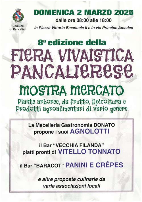 8° Edizione della Fiera Vivaistica Pancalierese